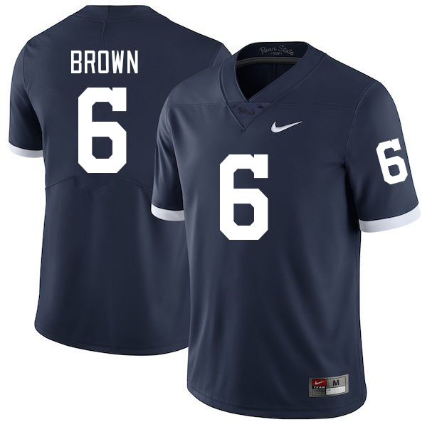 Penn State Nittany Lions #6 Cam Brown College Football Jerseys Stitched Sale-Retro